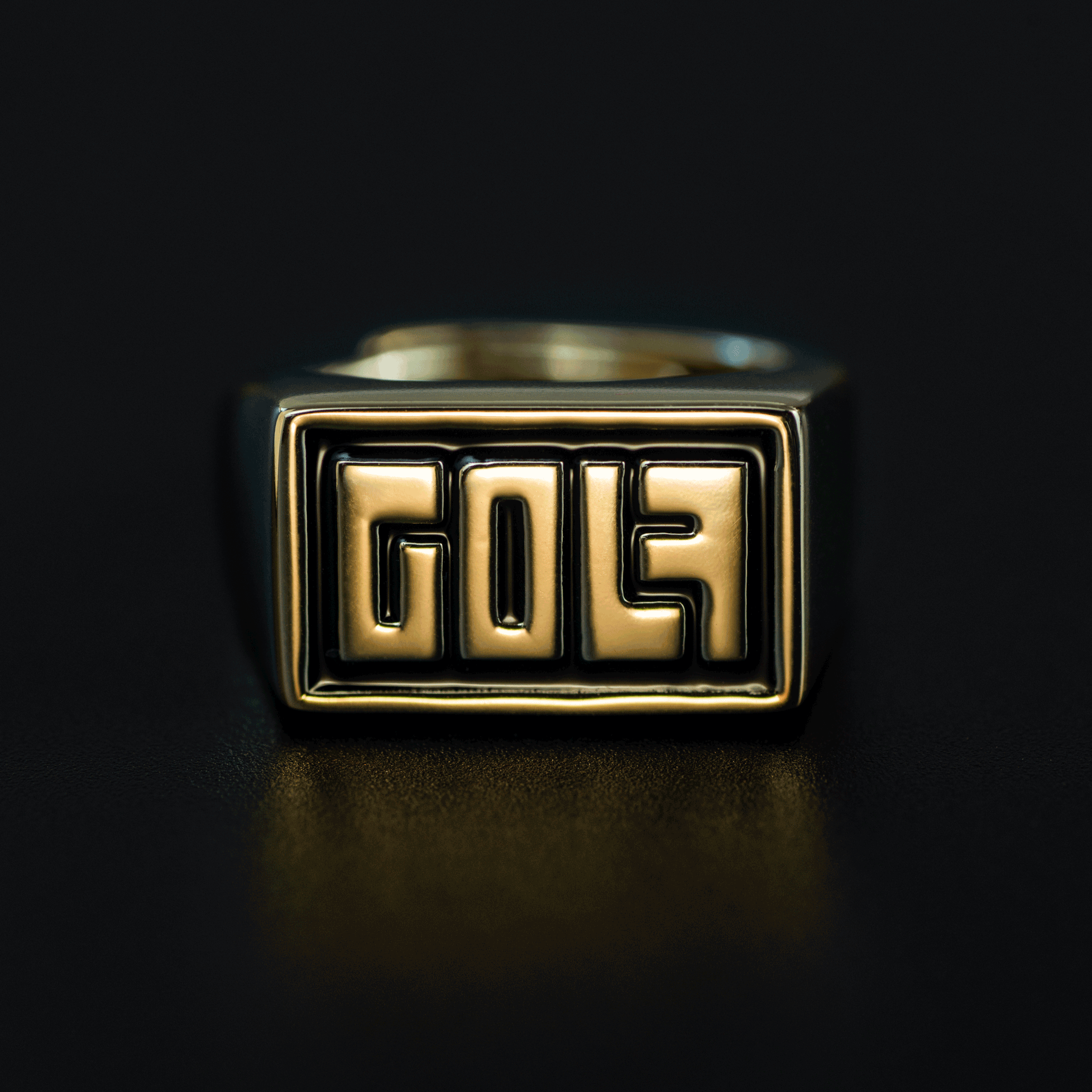 Golf Signet Ring