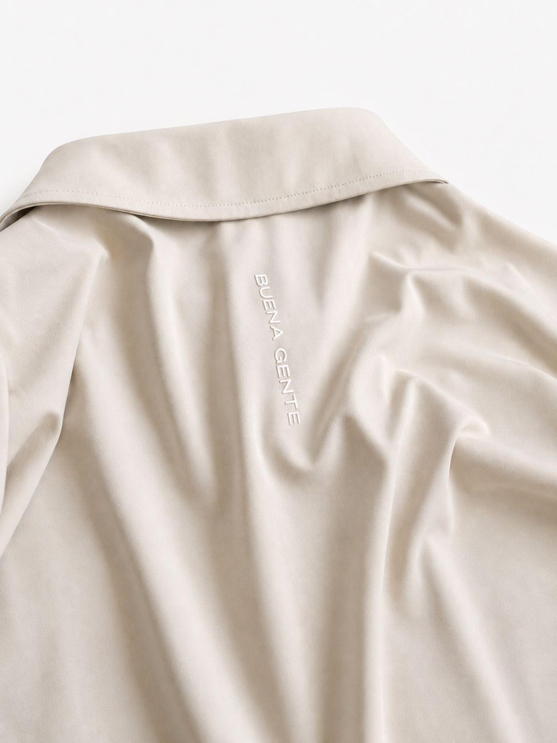 Polo de Golf Guayabera - Crema