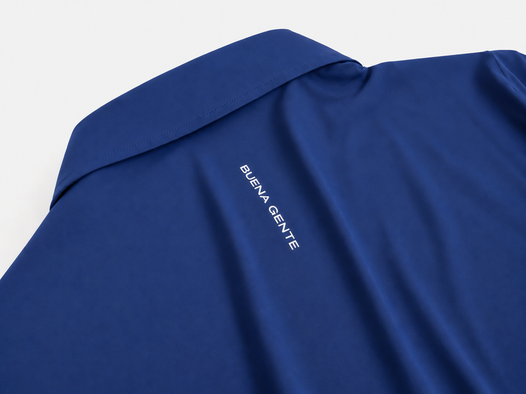 Guayabera Golf Polo - Azul