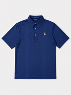 Guayabera golf polo in Azul