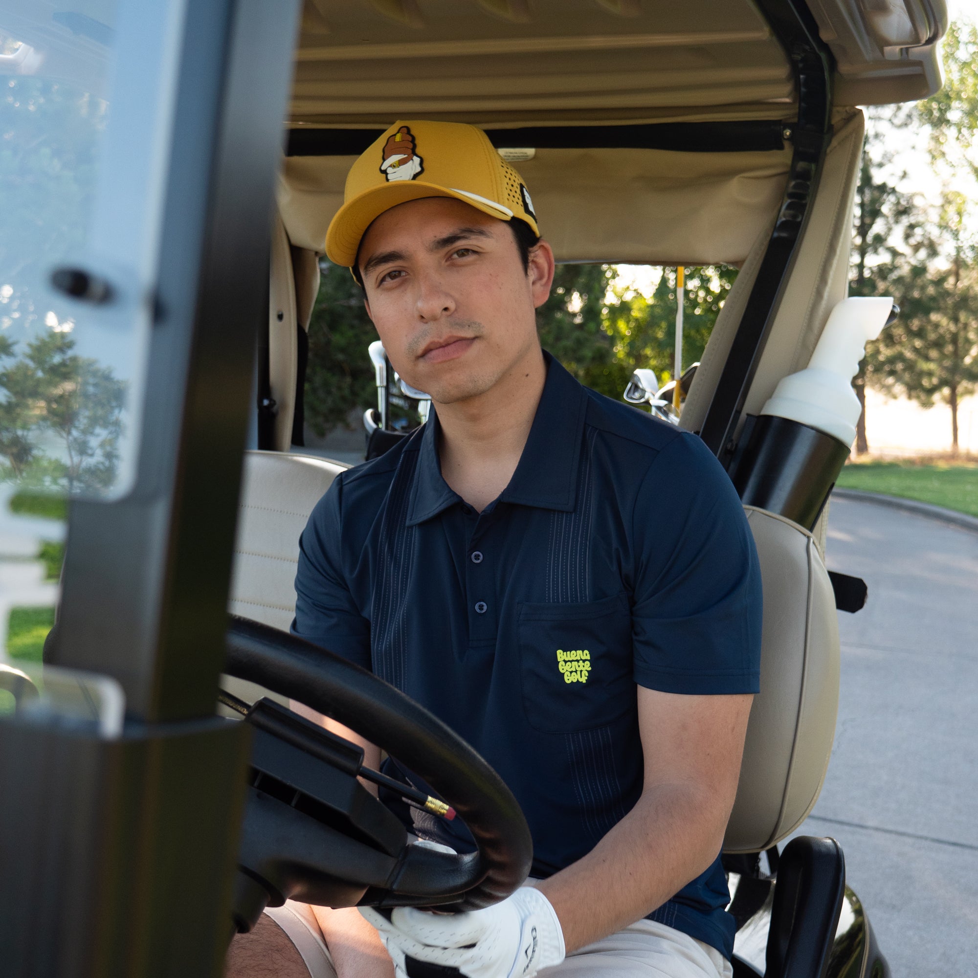 Guayabera Golf Polo - Azul