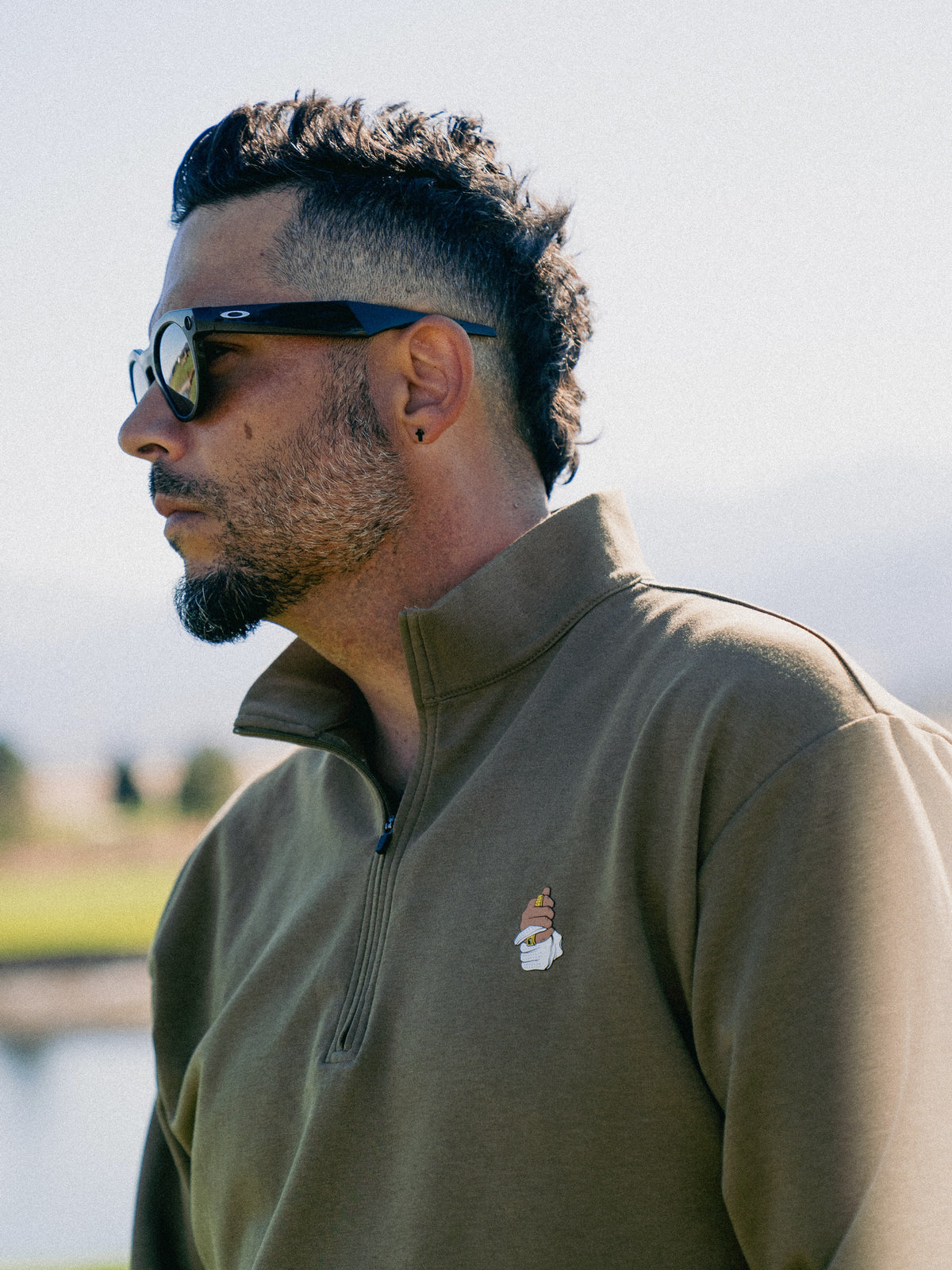 Quarter Zip - Olivo