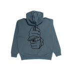 Knockout Grip heavyweight golf hoodie, back view